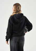 MARNI Felpa con cappuccio HODDIE nera  per donna, ragazzi e bambini con logo Marni frontale e tasca a marsupio. M01883M00V0 0M900 MARNI 