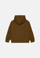 MARNI Felpa in cotone marrone caldo per donna, ragazzi e bambini con cappuccio e tasca a marsupio M01886M00YA 0M721 MARNI 
