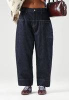 MARNI Jeans denim blu scuro per donna, ragazzi e bambini con taglio cropped M01909M00XY 0M01 MARNI 
