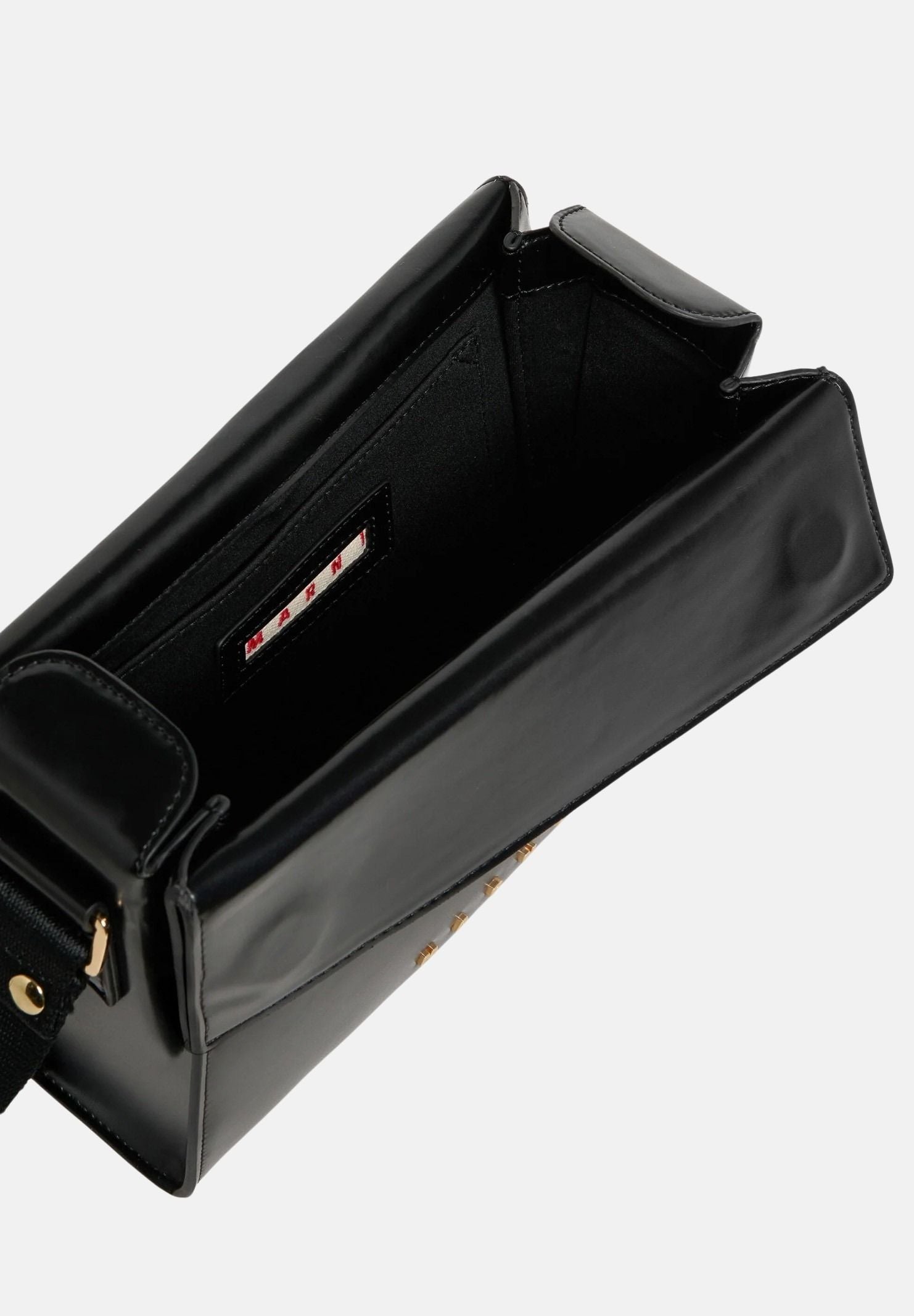 MARNI Borsa a tracolla VIVIAN CROSS-BODY nero da donna in tinta unita M01967M00TK 0M900 MARNI 