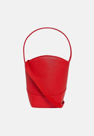 MARNI Borsa a secchiello rossa per donna, ragazza e bambina con manico superiore e logo iconico gold M02031M00YE 0M416 MARNI 