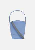 MARNI Borsa a secchiello celeste polvere per donna, ragazza e bambina con manico superiore e logo iconico gold M02031M00YE 0M863 MARNI 