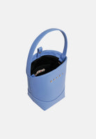 MARNI Borsa a secchiello celeste polvere per donna, ragazza e bambina con manico superiore e logo iconico gold M02031M00YE 0M863 MARNI 