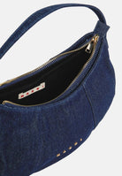 MARNI Borsa mini a spalla KANGA DENIM SHOULDER BAG, colore Denim, da donna. M02039M00YH 0M01 MARNI 