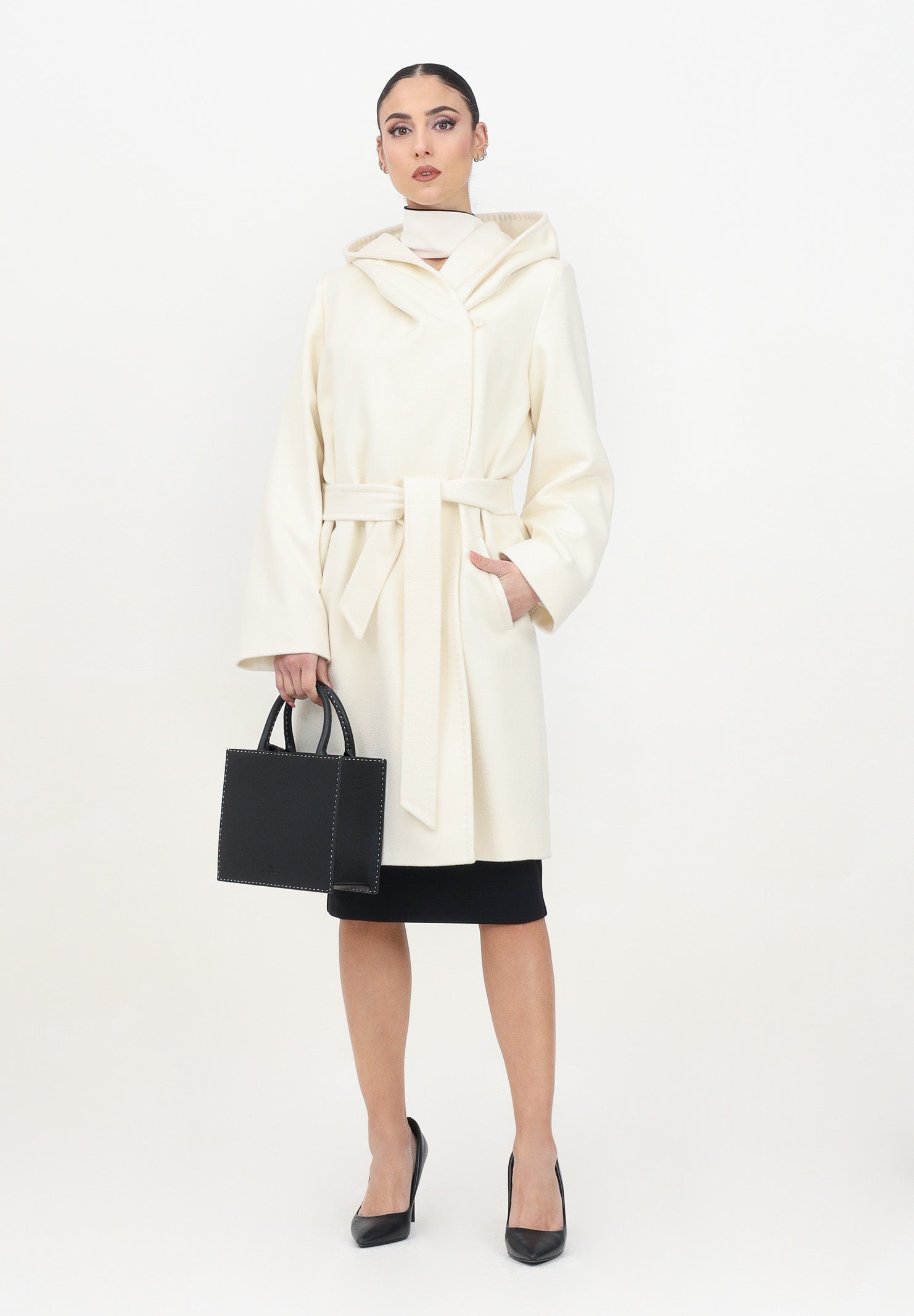 MAX MARA Cappotto panna da donna modello Newmang 2426016111600 001 MAX MARA 