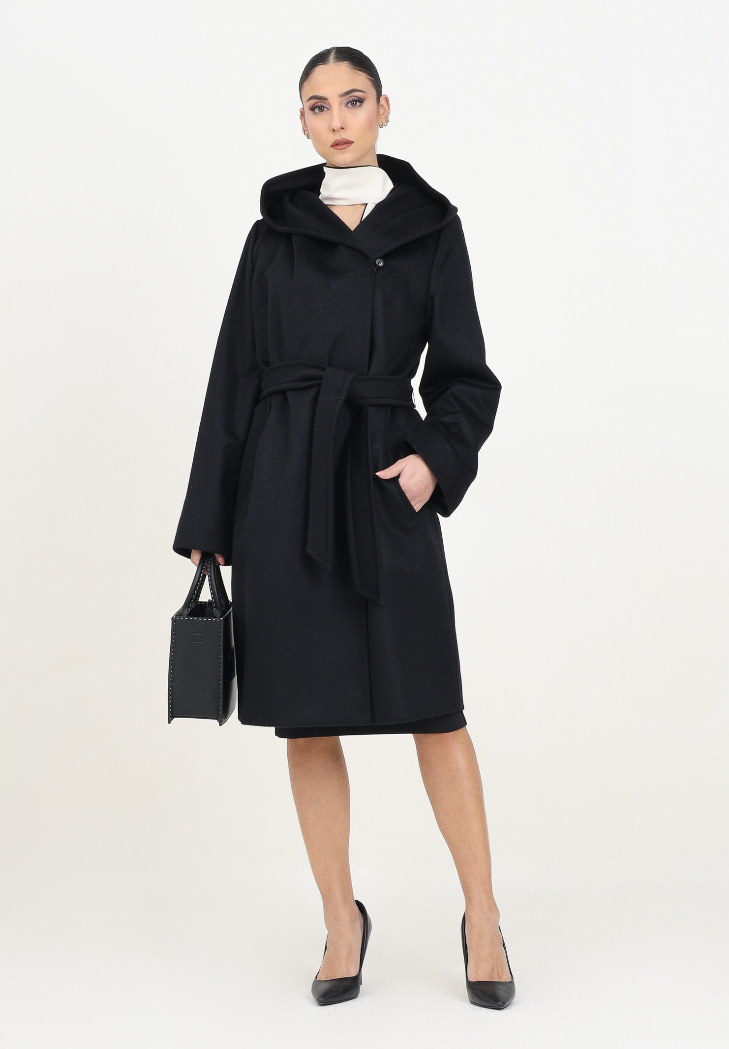 MAX MARA Cappotto nero da donna modello Newmang 2426016111600 013 MAX MARA 