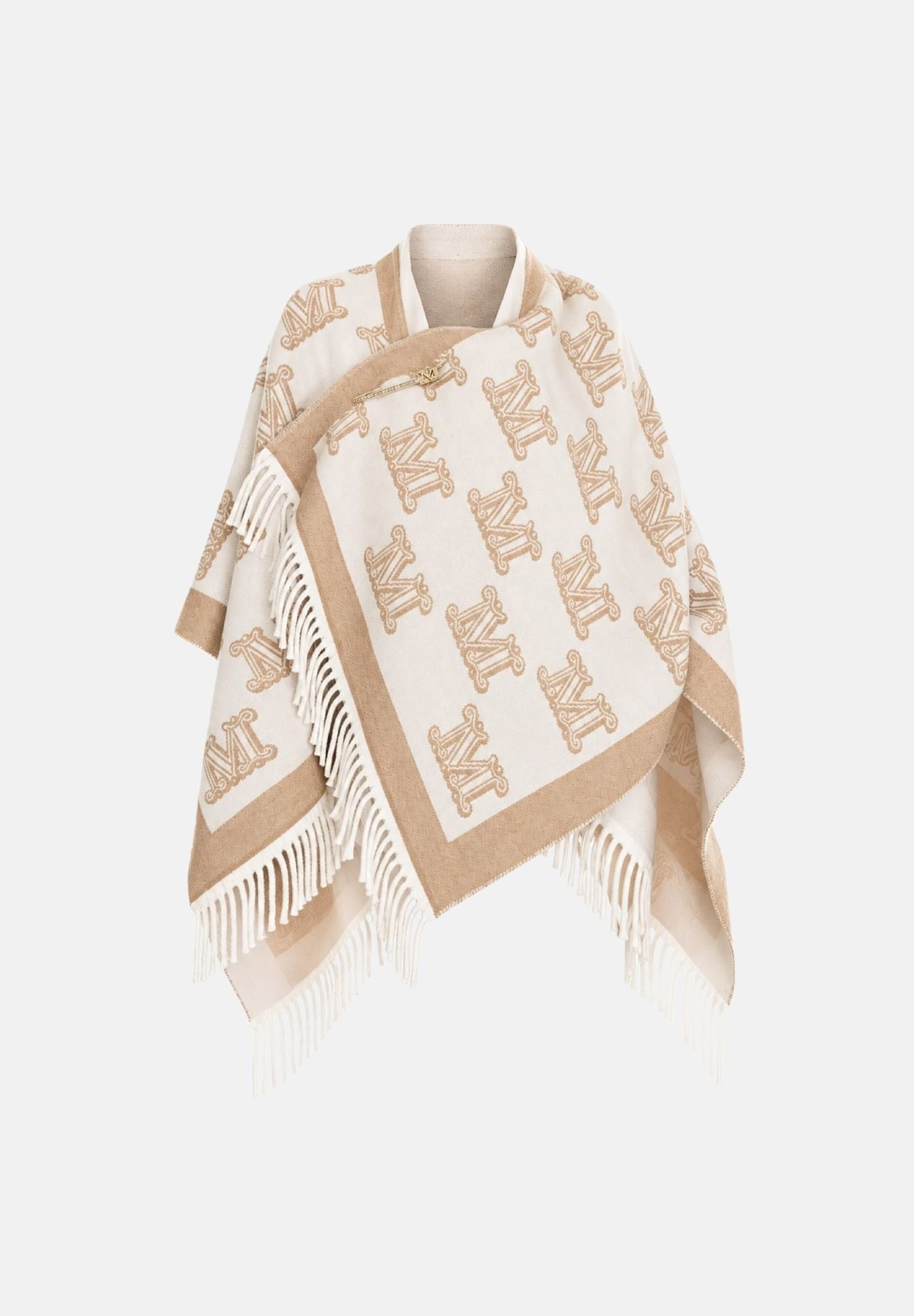 MAX MARA Mantella Frinestd avorio da donna 2426736011600 005 MAX MARA 