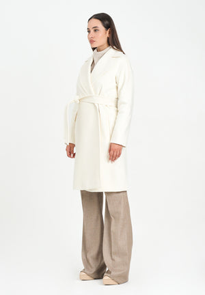 MAX MARA Cappotto Dravenna panna da donna 2526016091600 001 MAX MARA 