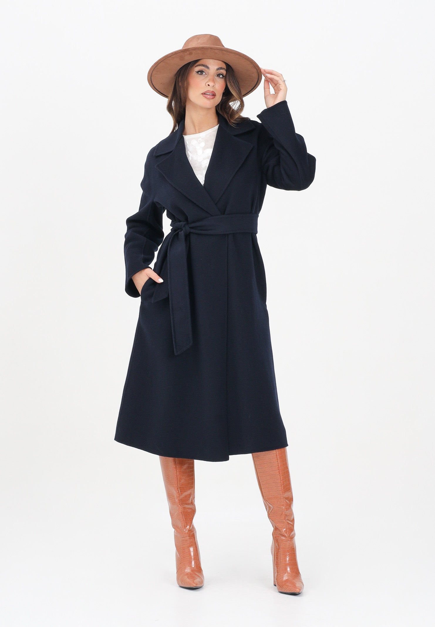 MAX MARA Cappotto Cles blu da donna 2526016111600 006 MAX MARA 