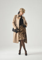 MAX MARA STUDIO Cappotto BCOLLAG a vestaglia, in lana cammello-beige, da donna con cinturino<BR/> 2626016061600 006 MAX MARA 