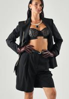 MAX MARA Giacca MSTASSENZI monopetto in panno lana, nero, da donna con collo revers<BR/> 2626046021600 010 MAX MARA 