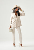 MAX MARA  Blazer LINZ  monopetto, bianco naturale--beige da donna 2626046055600 052 MAX MARA 