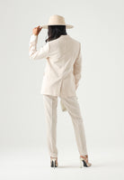 MAX MARA  Blazer LINZ  monopetto, bianco naturale--beige da donna 2626046055600 052 MAX MARA 