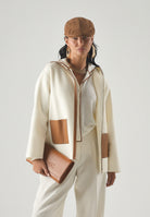 MAX MARA Cappotto MSTCOMICA con cappuccio in lana cachemire bianco, da donna<BR/> 2626086051600 003 MAX MARA 