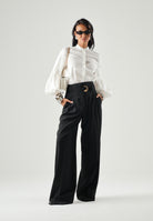 MAX MARA blusa MSTBALDO con collo alto Seta avorio donna 2626116071600 001 MAX MARA 