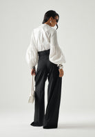 MAX MARA  Pantalone MSTSERIO a vita alta nero da donna <BR/> 2626136021600 010 MAX MARA 