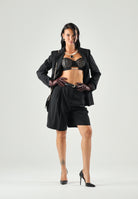 MAX MARA Bermuda MSTADORNO in tela nero da donna <BR/> 2626146021600 010 MAX MARA 