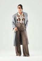MAX MARA Cardigan MSTPACCHE Ecru, beige e marrone, donna. 2626346052600 001 MAX MARA 