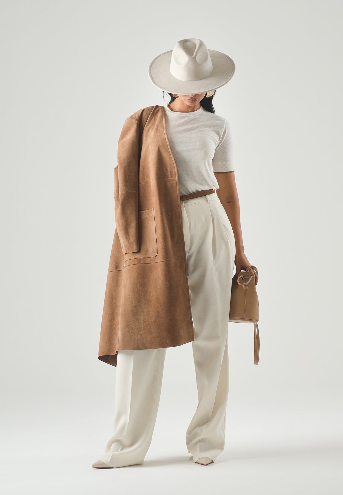 MAX MARA Maglia MSTAGENDA maniche corte in filato di lana bianco da donna con profilo intarsiato a contrasto. 2626366081600 012 MAX MARA STUDIO 