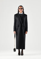 MAX MARA Cappotto MSTEFFIGE nero da donna con costruzione doppiopetto 2626016012600 013 MAX MARA STUDIO 