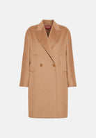 MAX MARA Cappotto doppiopetto CAMEL MSTMASTRO DOUBLE-BREASTED MIDI COAT, colore brand Cammello, da donna. 2626016071600 006 MAX MARA 