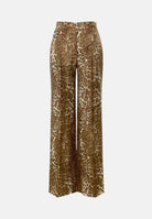 MAX MARA PantalonI marroni in seta MSTROMANA da donna. 2626136071600 001 MAX MARA 