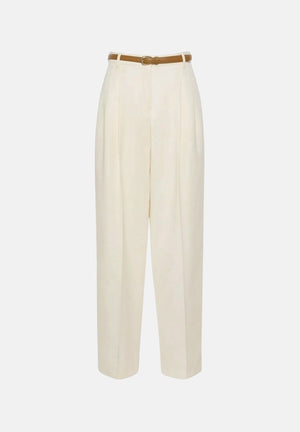 MAX MARA Pantalone MSTADUNCO bianco-avorio, da donna, chiusura con tasche alla francese<BR/> 2626136081600 011 MAX MARA 