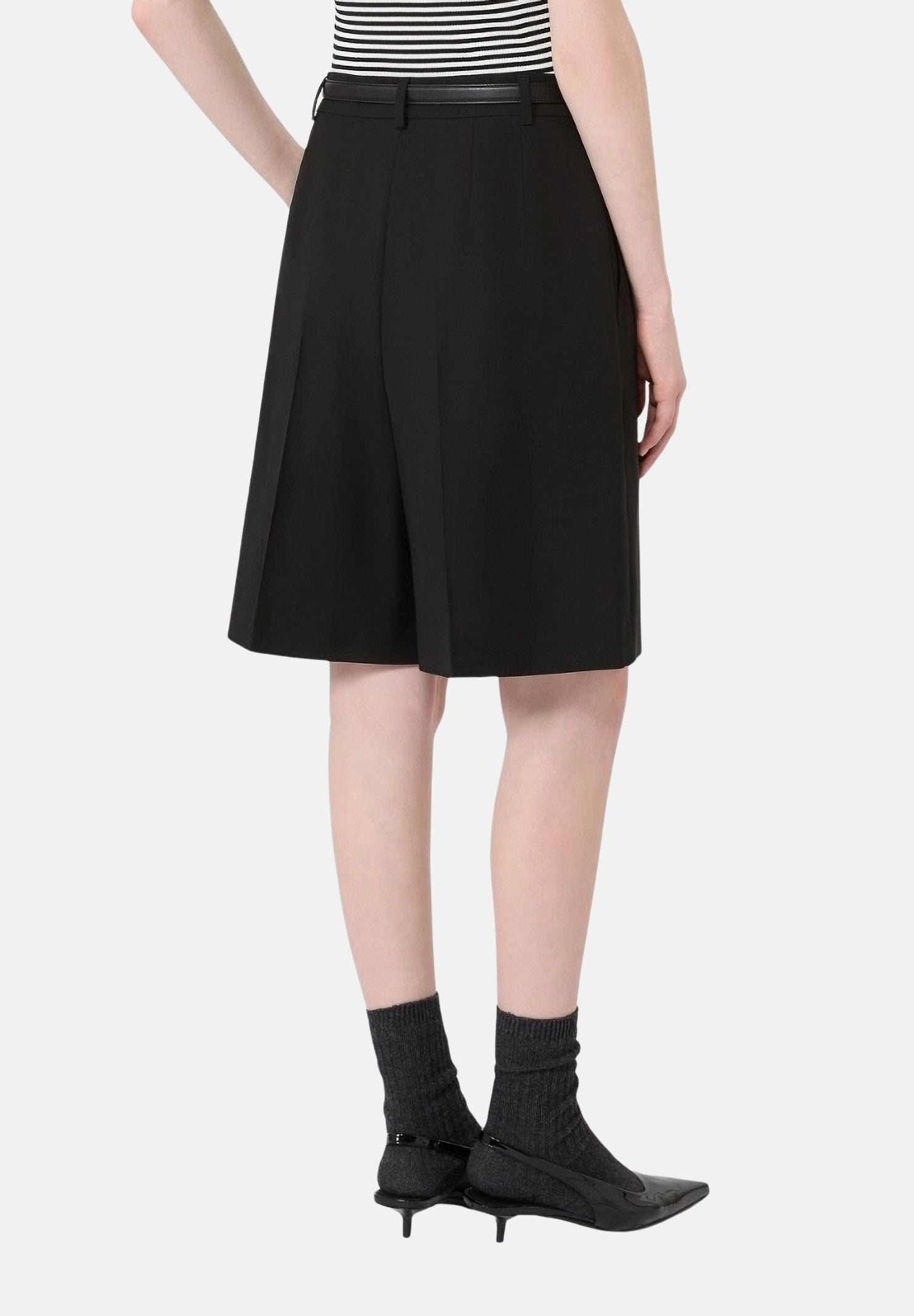 MAX MARA Bermuda MSTADORNO in tela nero da donna <BR/> 2626146021600 010 MAX MARA 