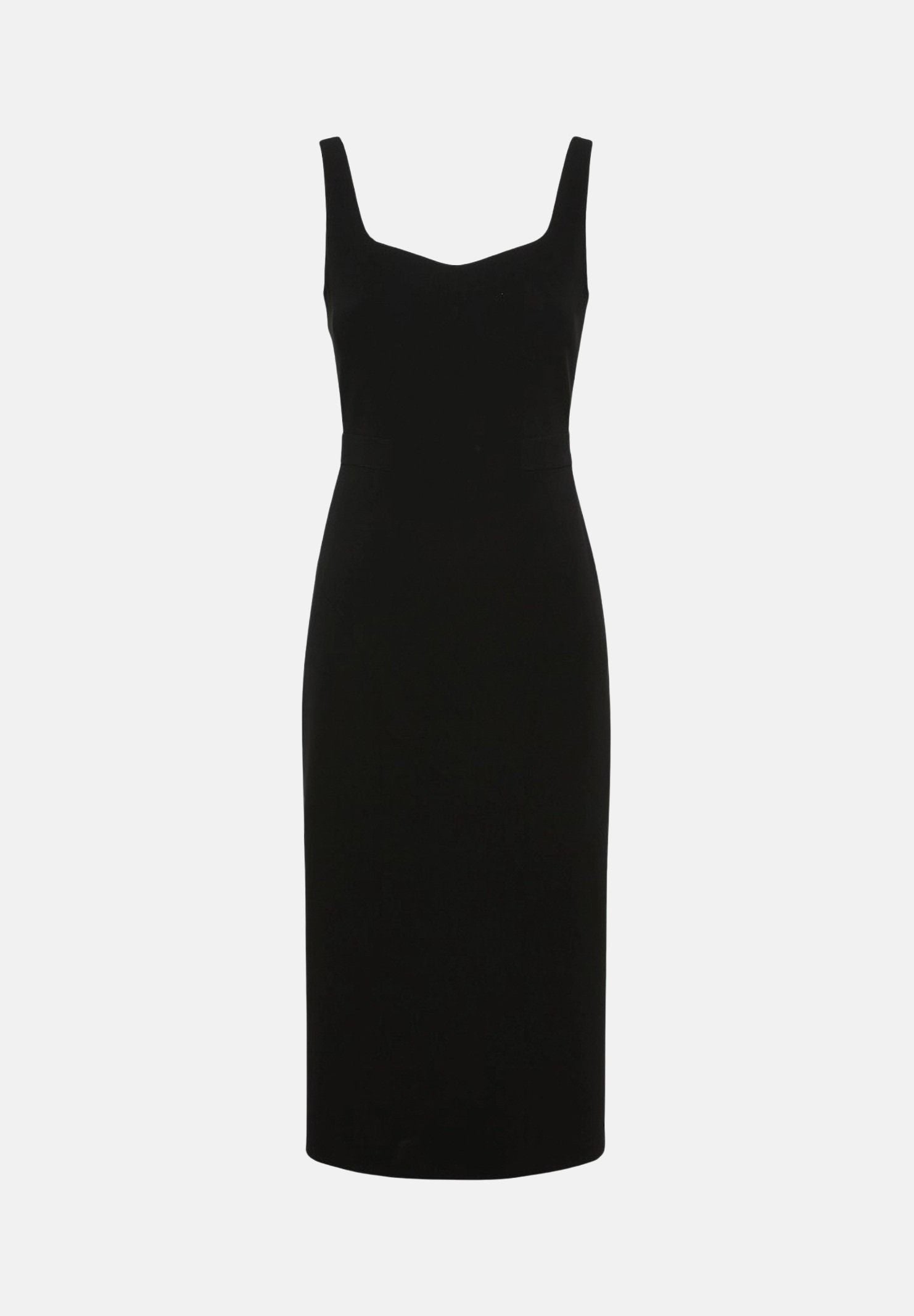 MAX MARA Abito MSTSALA midi nero da donna con tagli verticali e obliqui<BR/> 2626226035600 001 MAX MARA 