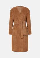 MAX MARA STUDIO Spoverino MSTPORTICI, -cammello/beige, da donna in pelle scamosciata<BR/> 2626476011600 002 MAX MARA 