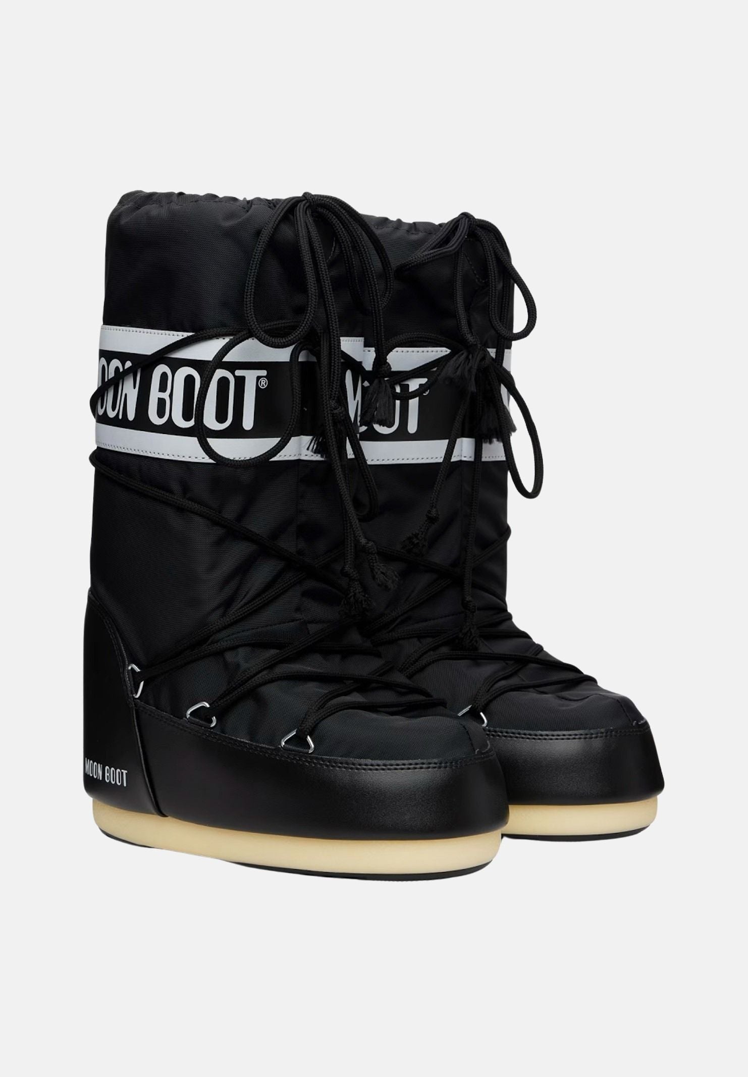MOON BOOT Stivali da neve ICON nero per uomo e donna 80D1400440 N001 MOON BOOT 