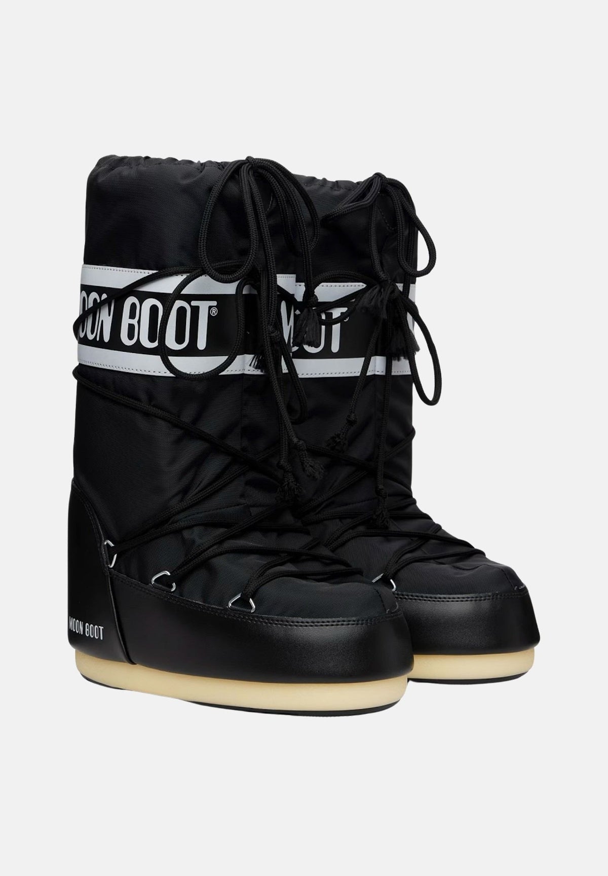 MOON BOOT Stivali da neve ICON nero per uomo e donna 80D1400440 N001 MOON BOOT 
