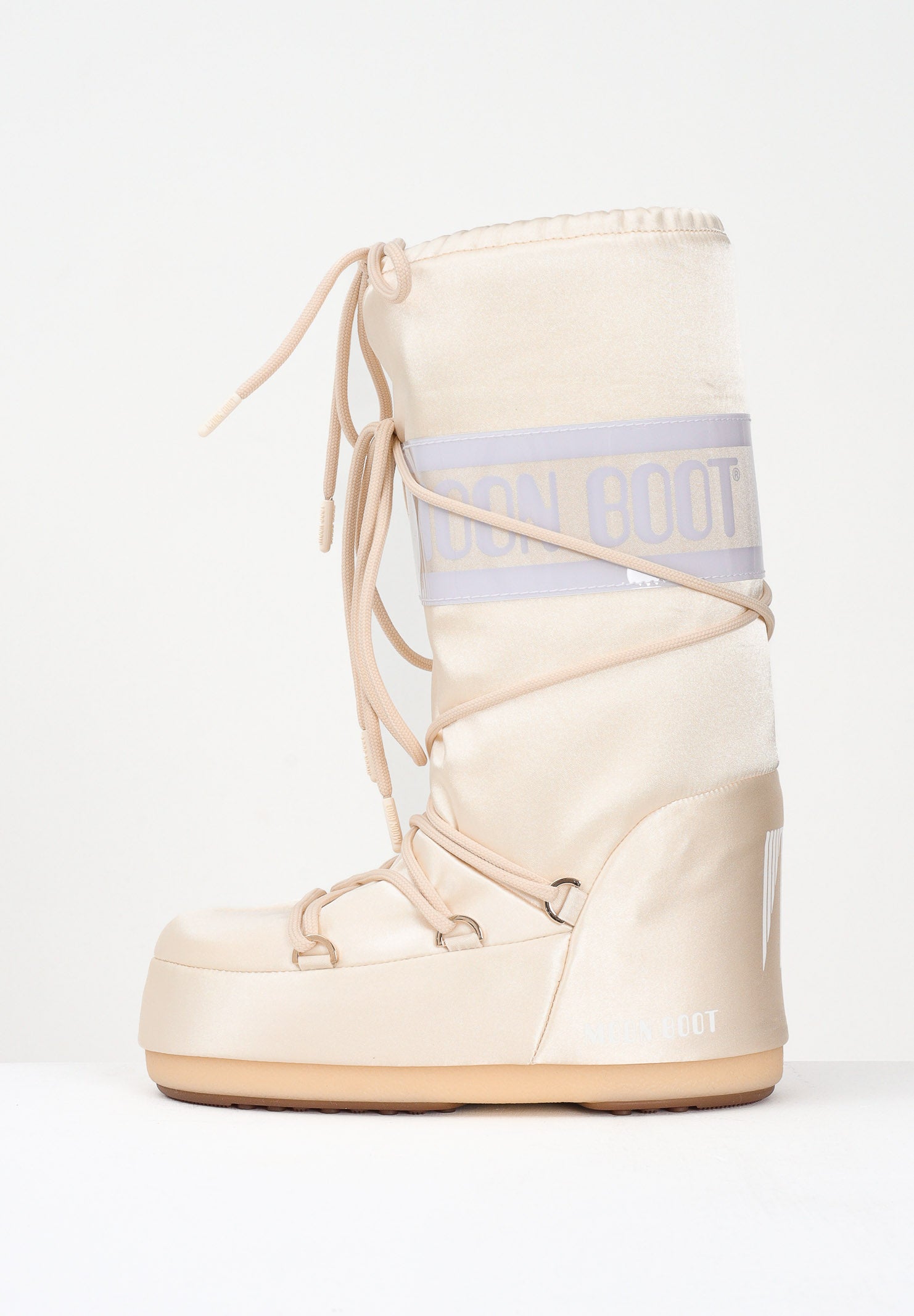 MOON BOOT Stivali da neve ICON avorio perlato da donna 80D1403060 L020 MOON BOOT 
