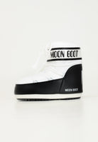 MOON BOOT Stivale da neve ICON LOW bianco e nero per uomo e donna 80D1409340 A001 MOON BOOT 
