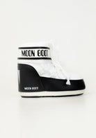 MOON BOOT Stivale da neve ICON LOW bianco e nero per uomo e donna 80D1409340 A001 MOON BOOT 