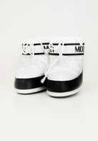MOON BOOT Stivale da neve ICON LOW bianco e nero per uomo e donna 80D1409340 A001 MOON BOOT 