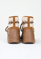 MOON BOOT Stivali da neve LUNA in shearling marrone da donna 80D2480020 MA03 MOON BOOT 