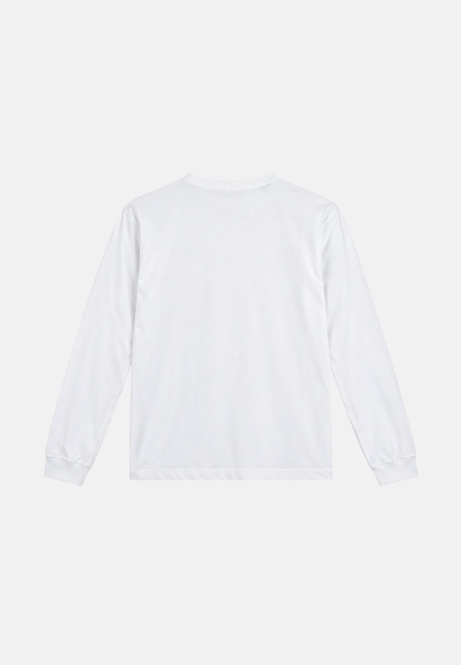 N21 T-shirt manica lunga bianca per donna, ragazzi e bambini con logo sul petto N210F7N0557 0N100 N21 