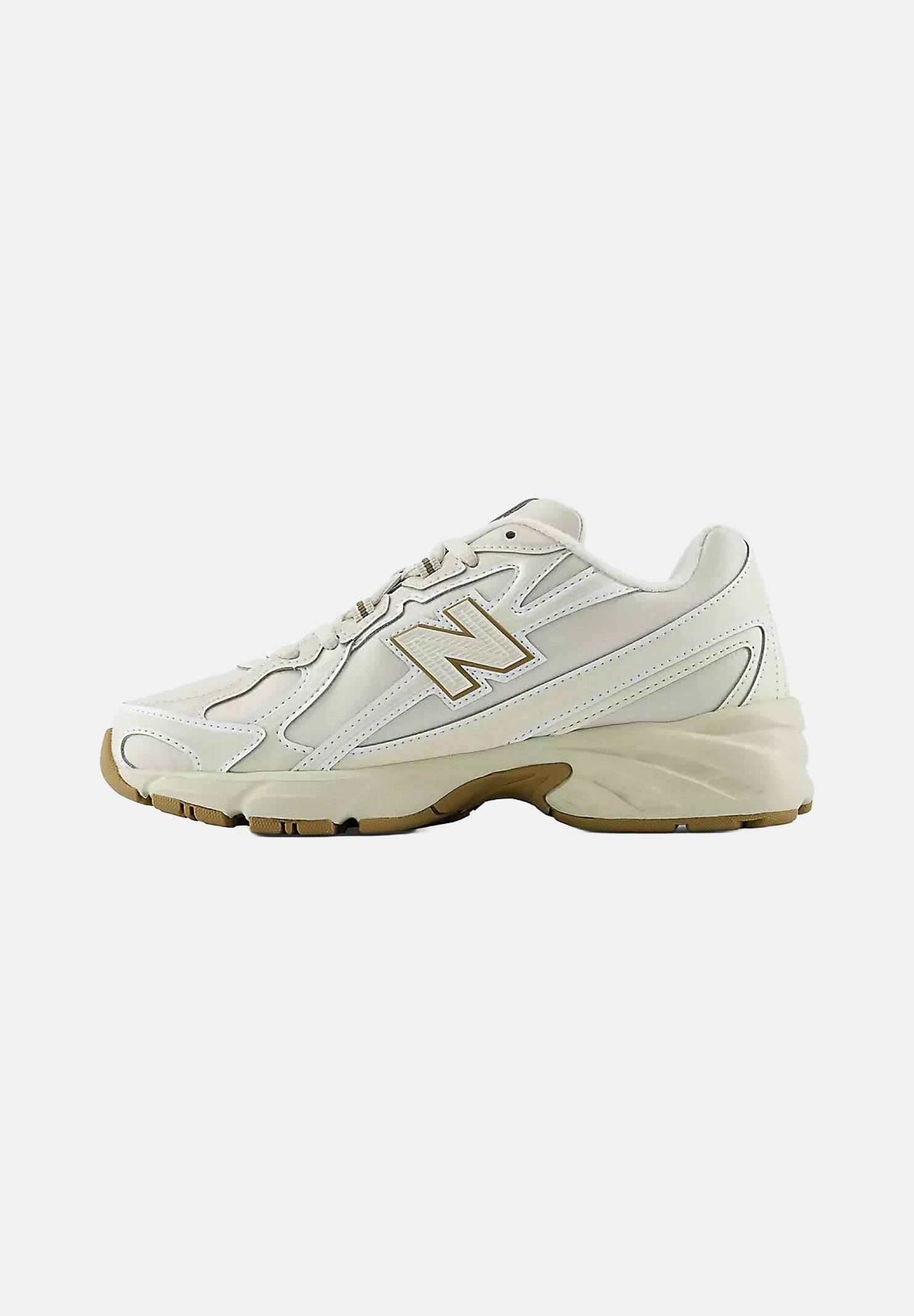 NEW BALANCE Sneakers 740 crema dettagli oro per uomo e donna G74051I . NEW BALANCE 