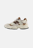 NEW BALANCE Sneakers 9060 LACE beige/panna per uomo e donna con inserti marroni G90609SI . NEW BALANCE 