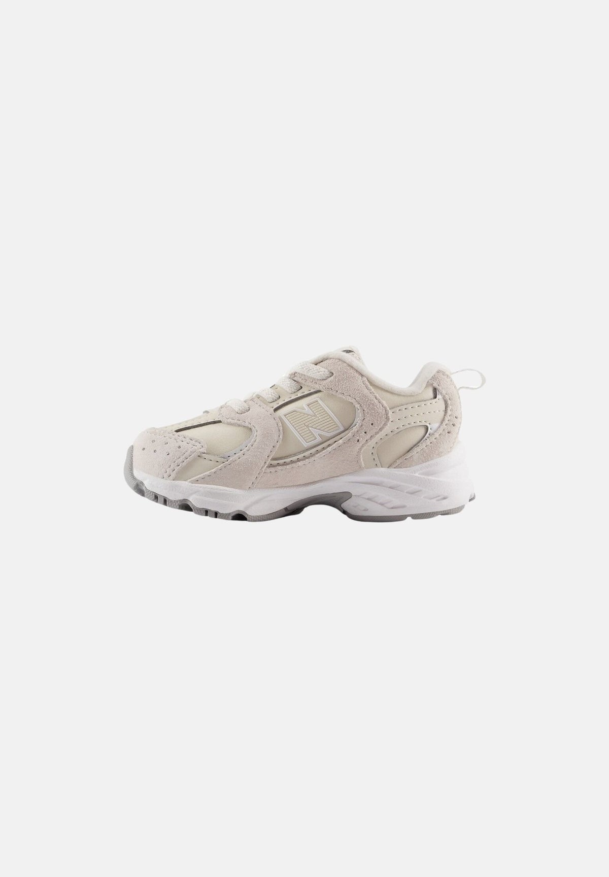 NEW BALANCE Sneakers 530 BUNGEE LACE Linen-Sea Salt beige lino e bianco crema da neonato I530508 . NEW BALANCE 