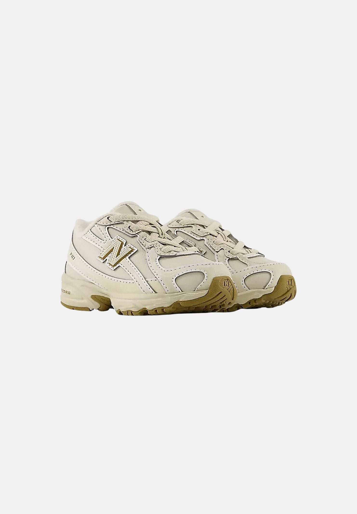 NEW BALANCE Sneakers 740 BUNGEE LACE panna e beige da neonato I7404YI . NEW BALANCE 