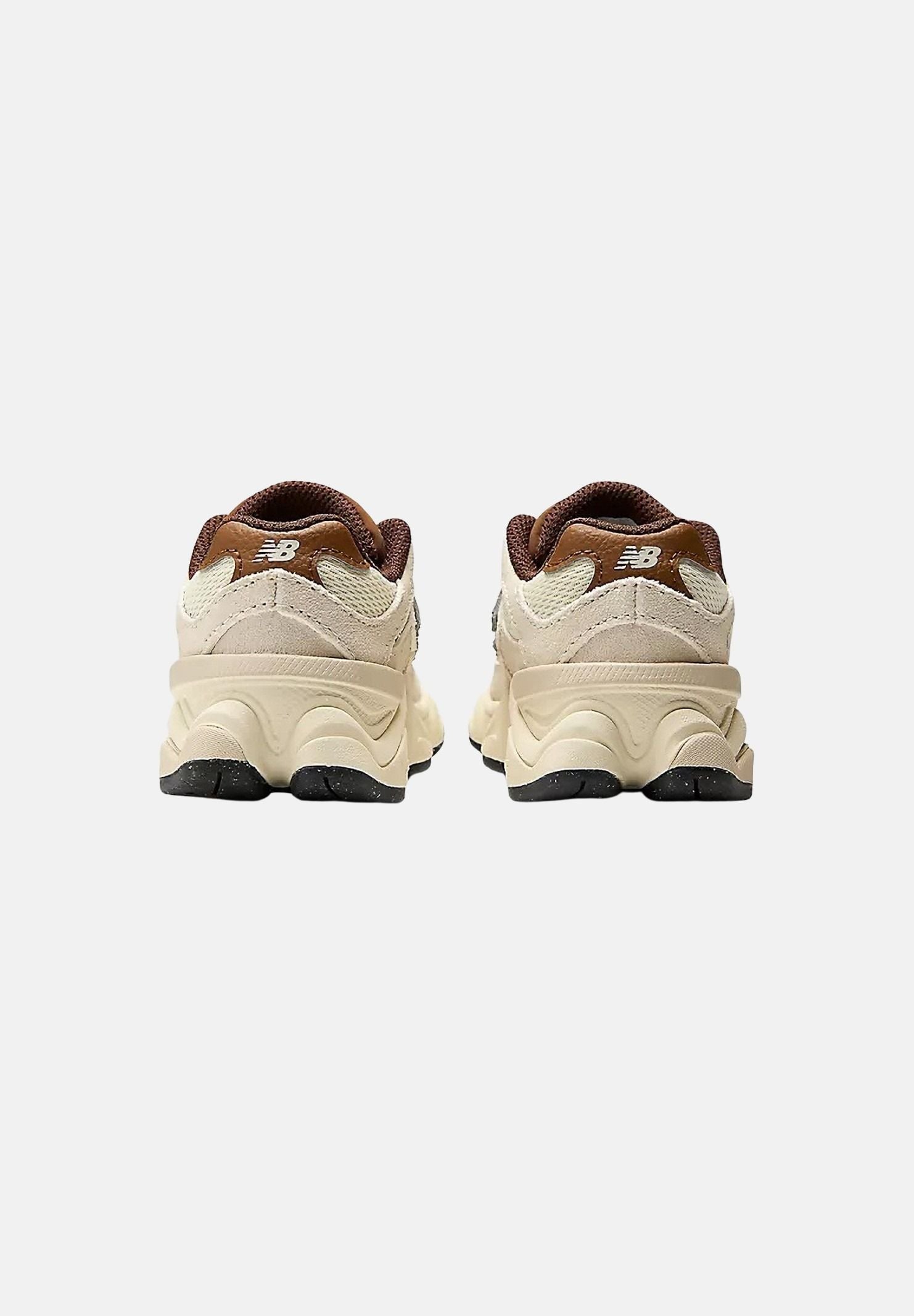 NEW BALANCE Sneakers 9060 BUNGEE crema e marrone da neonato I90602Y4 . NEW BALANCE 