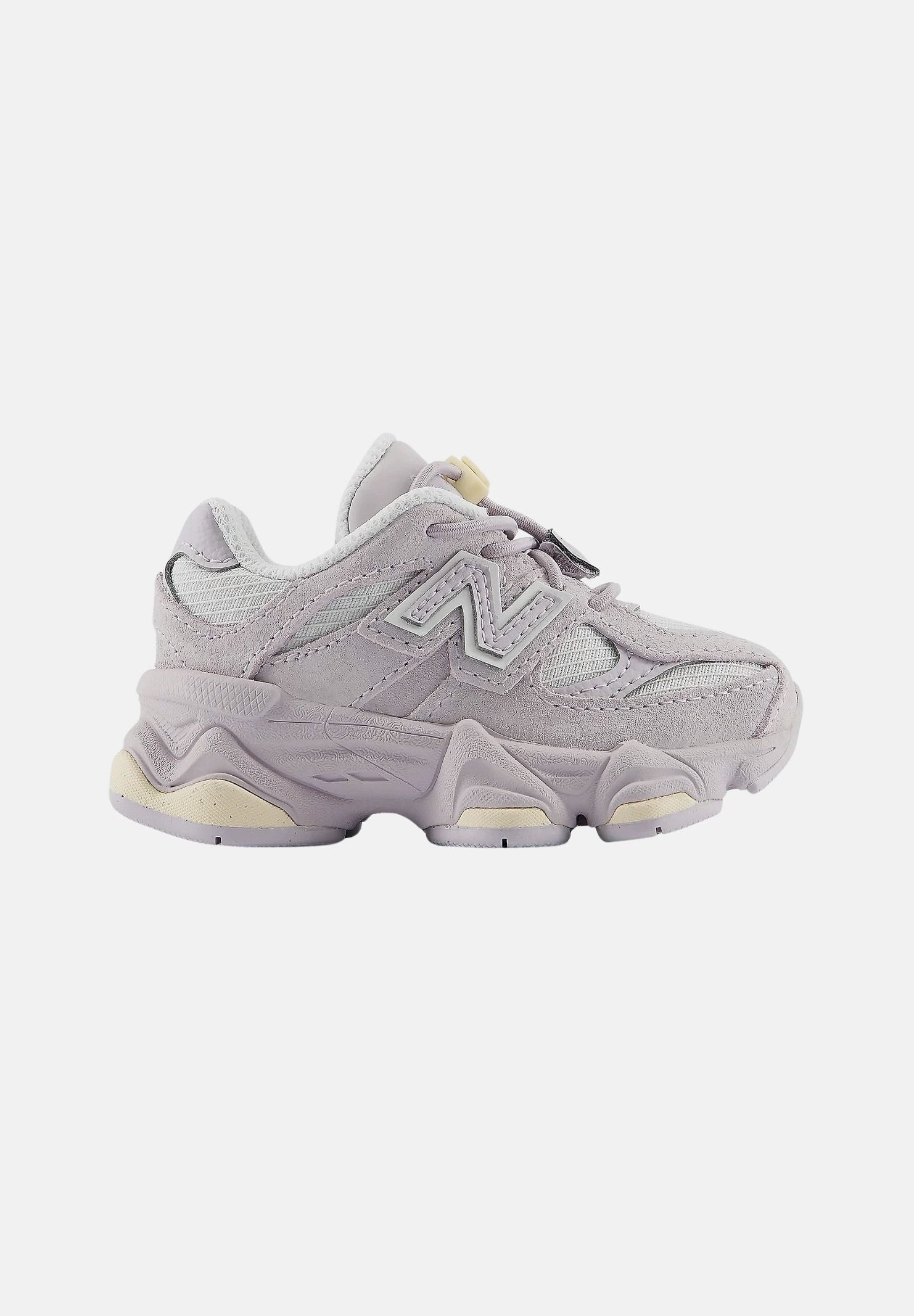 NEW BALANCE Sneakers 9060 BUNGEE Horizon Grey with Calcium, grigio chiaro e lilla, neonato. I90609WO . NEW BALANCE 