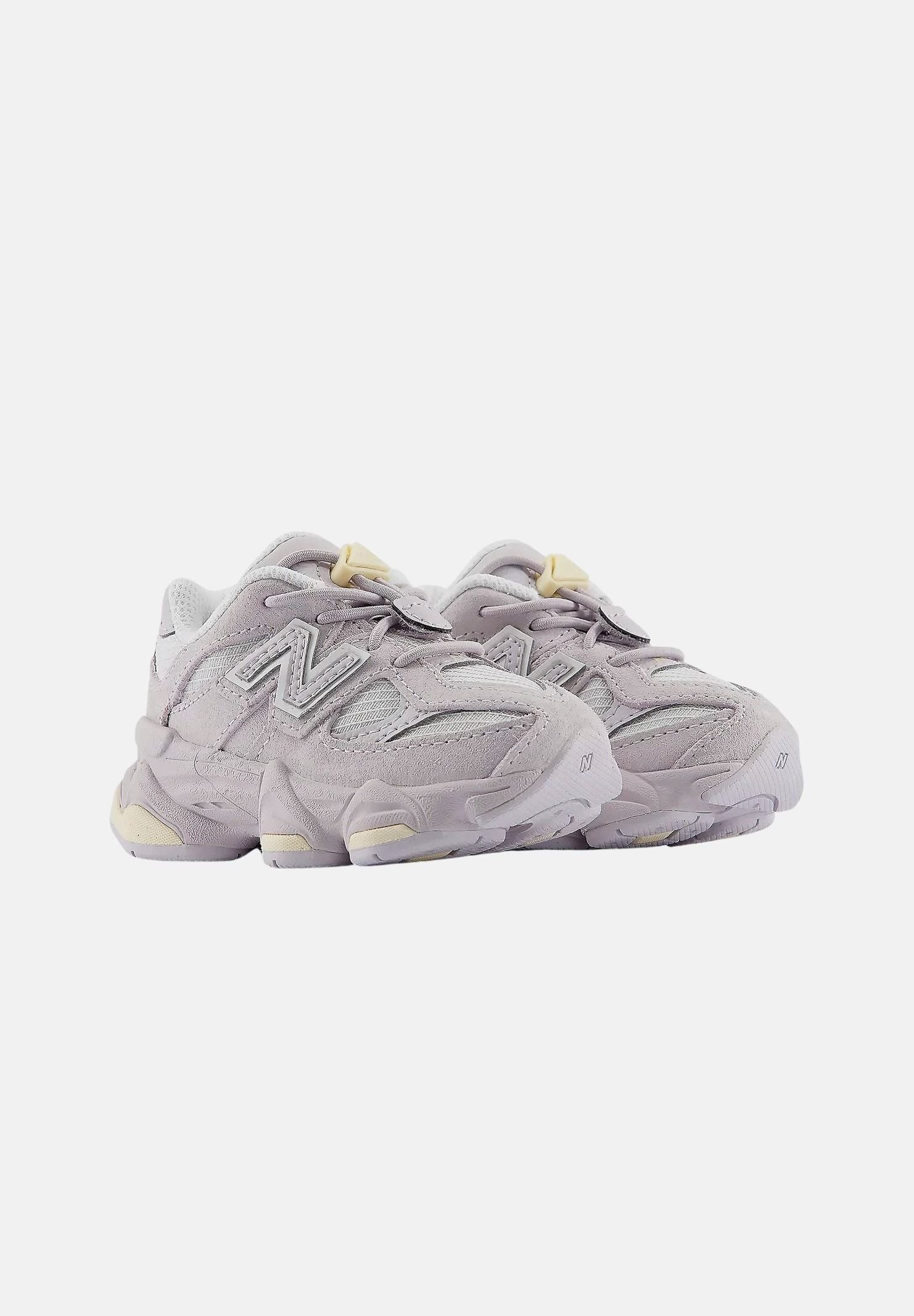 NEW BALANCE Sneakers 9060 BUNGEE Horizon Grey with Calcium, grigio chiaro e lilla, neonato. I90609WO . NEW BALANCE 