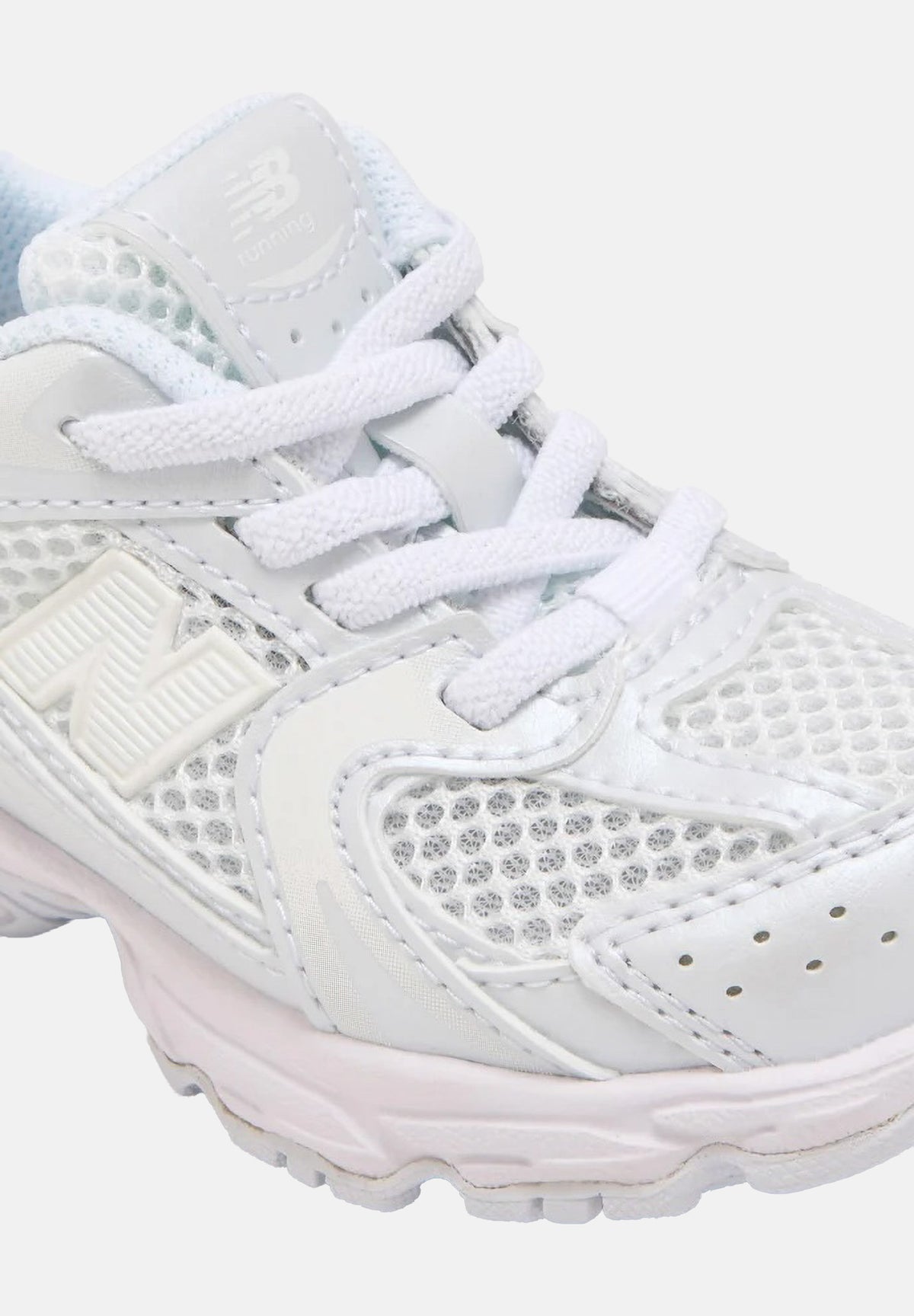 NEW BALANCE Sneakers 530 BUNGEE LACE bianco da neonato IZ530PA . NEW BALANCE 