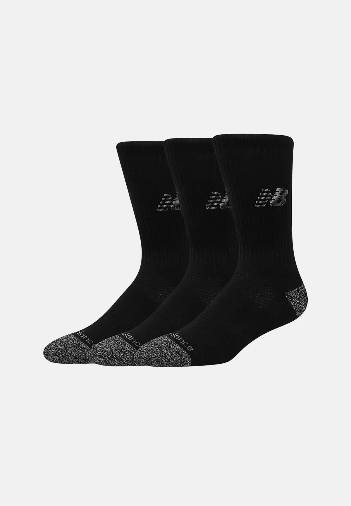 NEW BALANCE Calzini 3 PACK neri per uomo e donna  con logo iconico<BR/> LAS35203BK . NEW BALANCE 