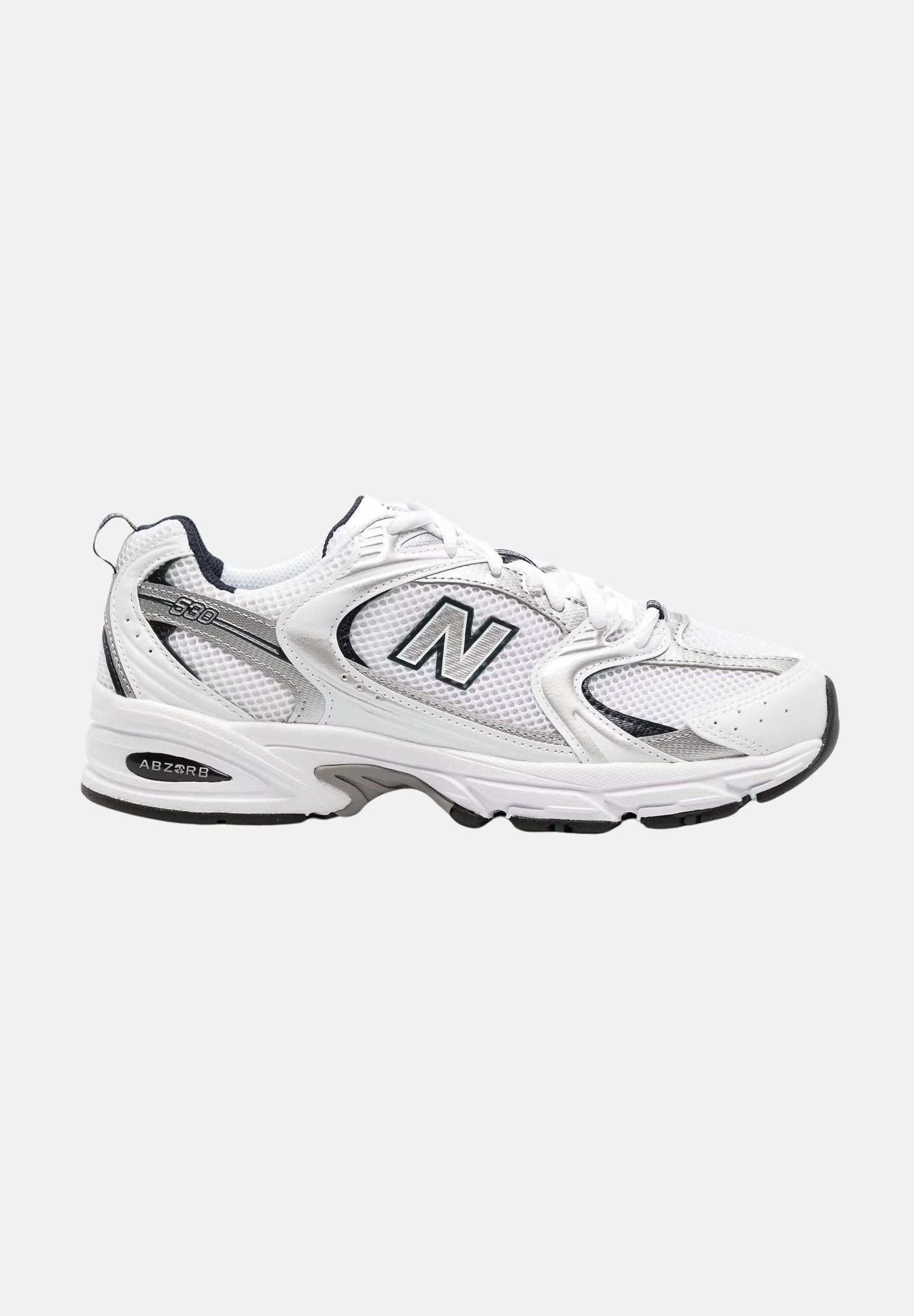 NEW BALANCE Sneakers 530 bianche per uomo e donna, con dettagli a contrasto. NBMR530SG . NEW BALANCE 