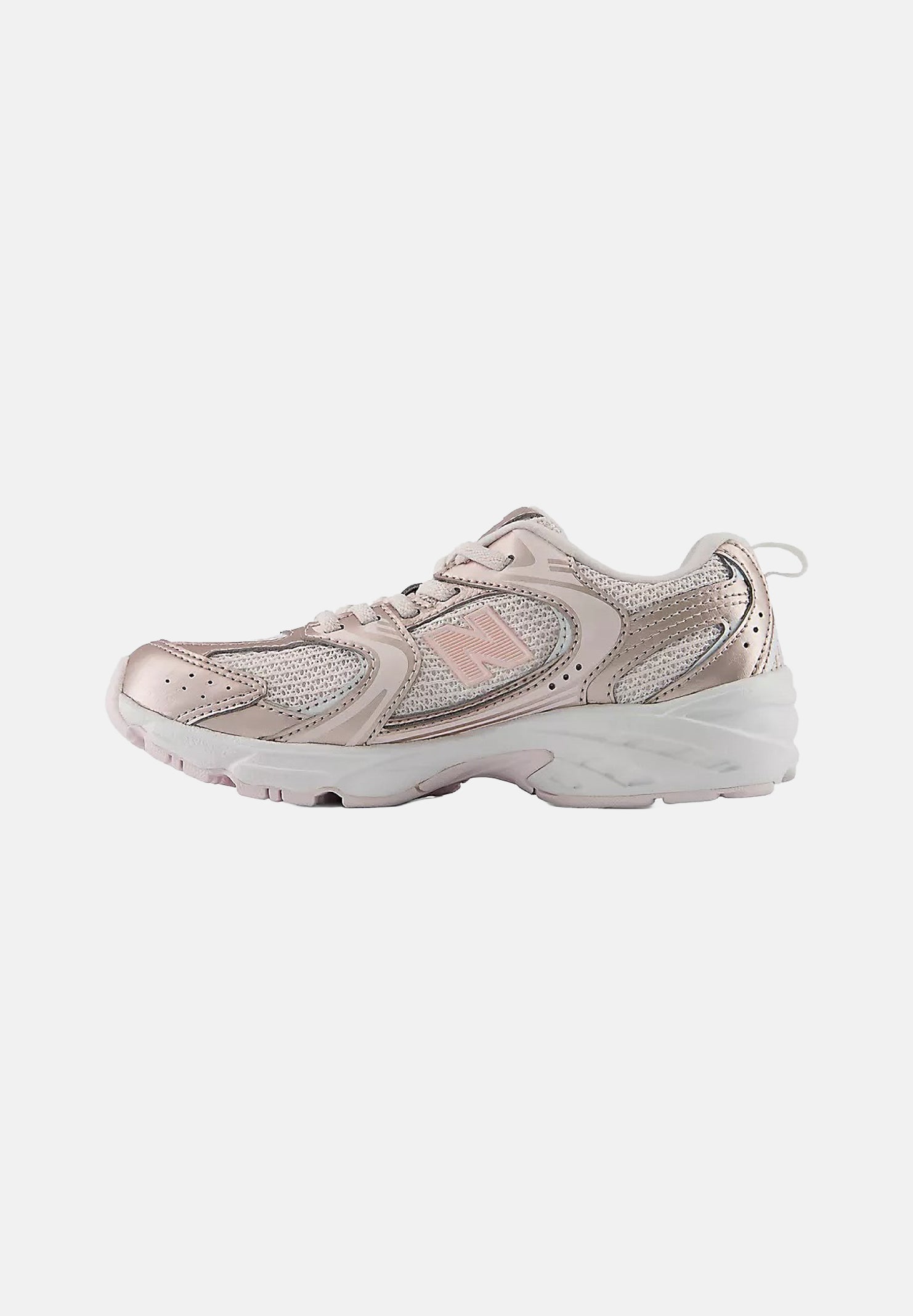 NEW BALANCE Sneakers 530 BUNGEE LACE rosa cipria da bambina P5302ZV . NEW BALANCE 