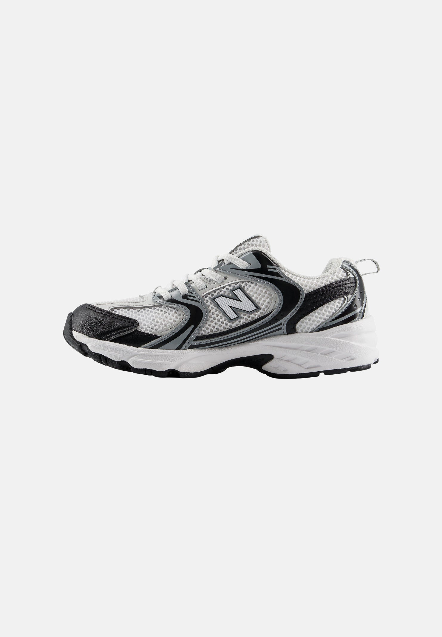 NEW BALANCE Sneakers 530 BUNGEE LACE nera e bianca per bambino e bambina P5304SO . NEW BALANCE 